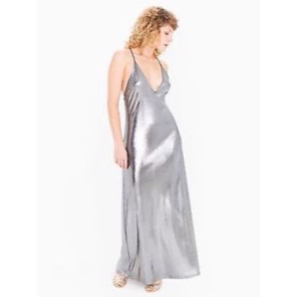 Lot of AA Metallic Jersey Maxi Dress!